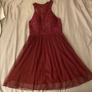 Maroon dress